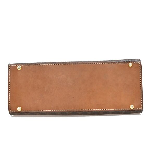 Share CELINE Logo Macadam 2Way Pattern Shoulder Hand Bag PVC Leather Brown 37EE9 - Picture 6 of 16